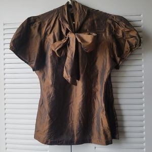Glam Vintage Silk Blouse